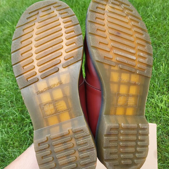 Dr Martens 8065 Mary Janes smooth leather cherry red - Picture 4 of 7